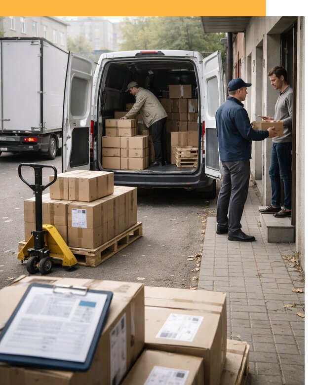 Доставка грузов от двери до двери с таможней от 46710 руб.