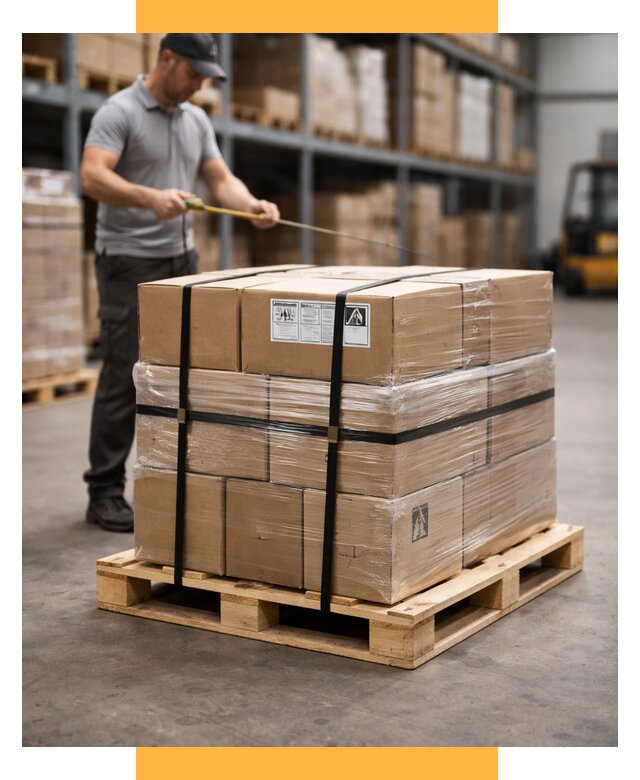 Упаковка и паллетирование грузов от 3633 р. | СетСервис-Льм