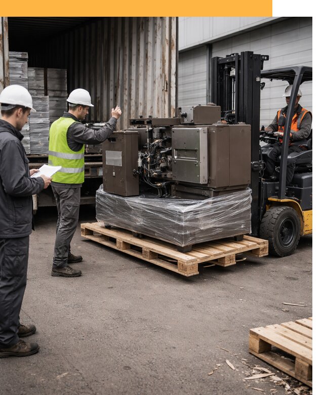 Доставка промышленного оборудования из Европы от 46710