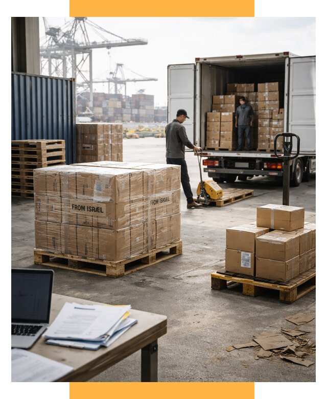 Доставка грузов из Израиля от 15570 р., логистика от СетСервис-Льм