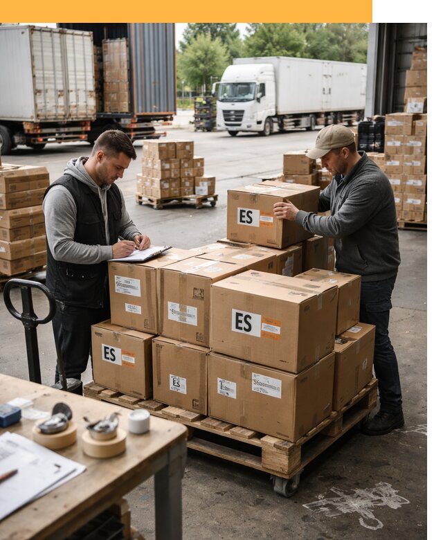 Доставка грузов в Испанию автотранспортом от 36330 руб