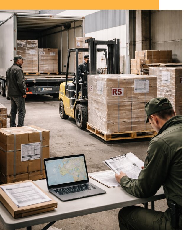 Доставка грузов в Сербию от 46710 руб, международные перевозки