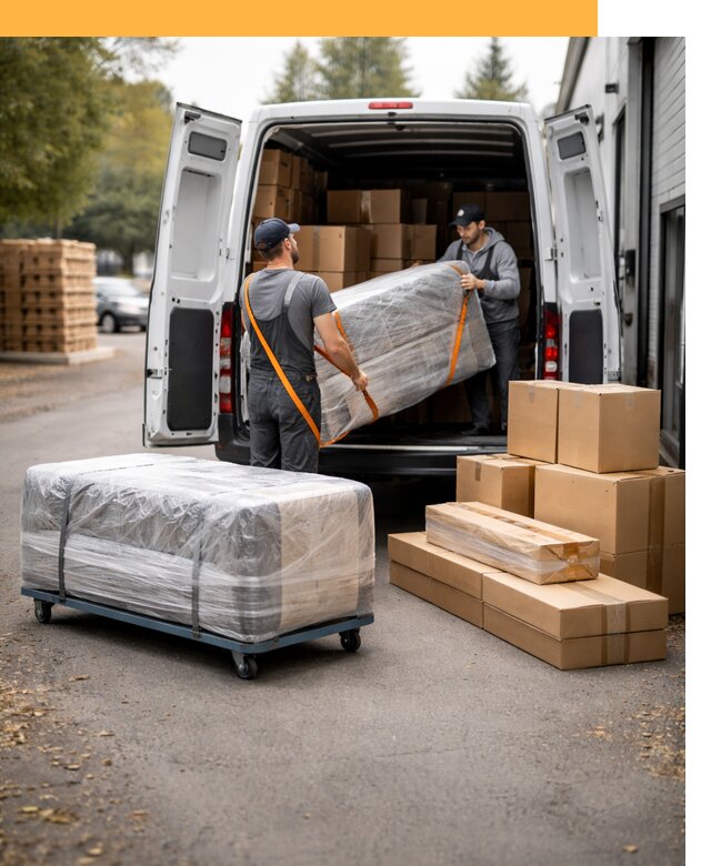 Перевозка мебели по России и за рубеж с таможней от 7785