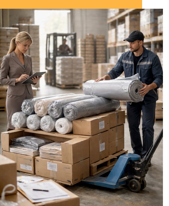 Перевозка текстиля по миру от 15570 руб. с таможней и страхованием