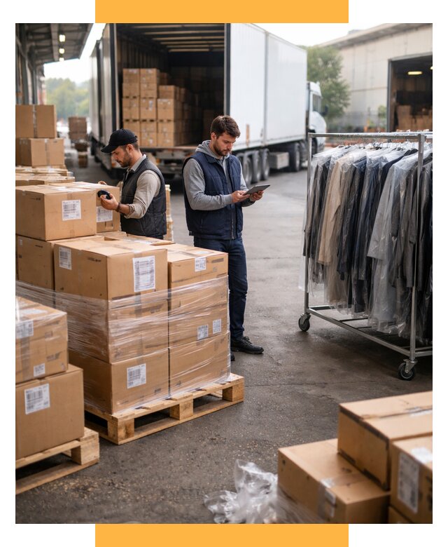 Перевозка и доставка одежды из Китая от 7785 р., СетСервис-Льм