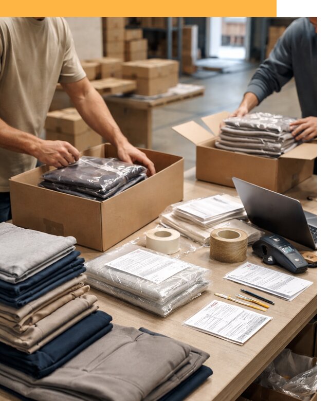 Перевозка одежды по миру от 7785 руб. с таможенным оформлением