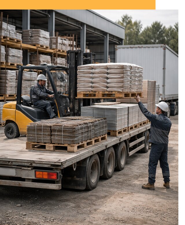 Перевозка строительных материалов по миру от 5709 руб