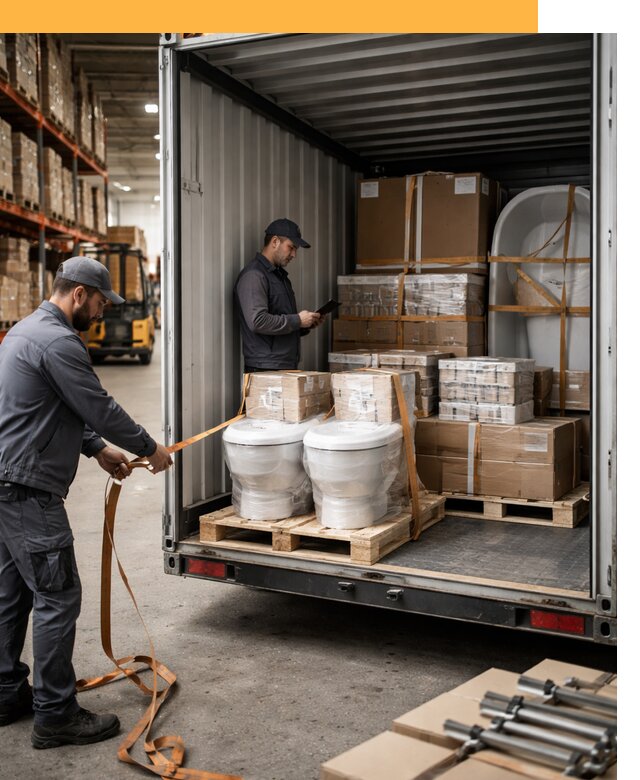 Перевозка сантехнического оборудования по России и миру от 1868