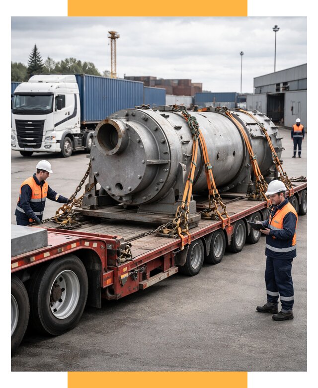 Перевозка тяжеловесных грузов под ключ от 155700 р. | СетСервис-Льм