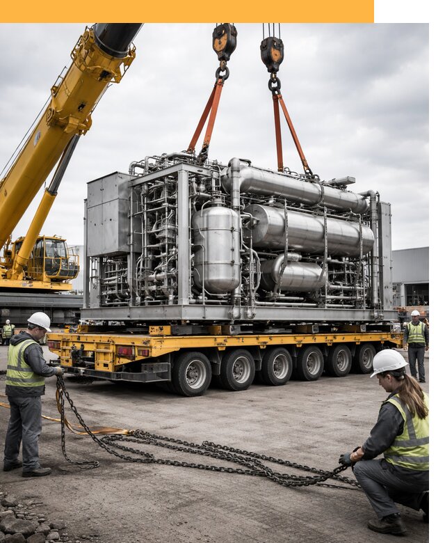 Перевозка тяжеловесных грузов по миру от 155700 руб