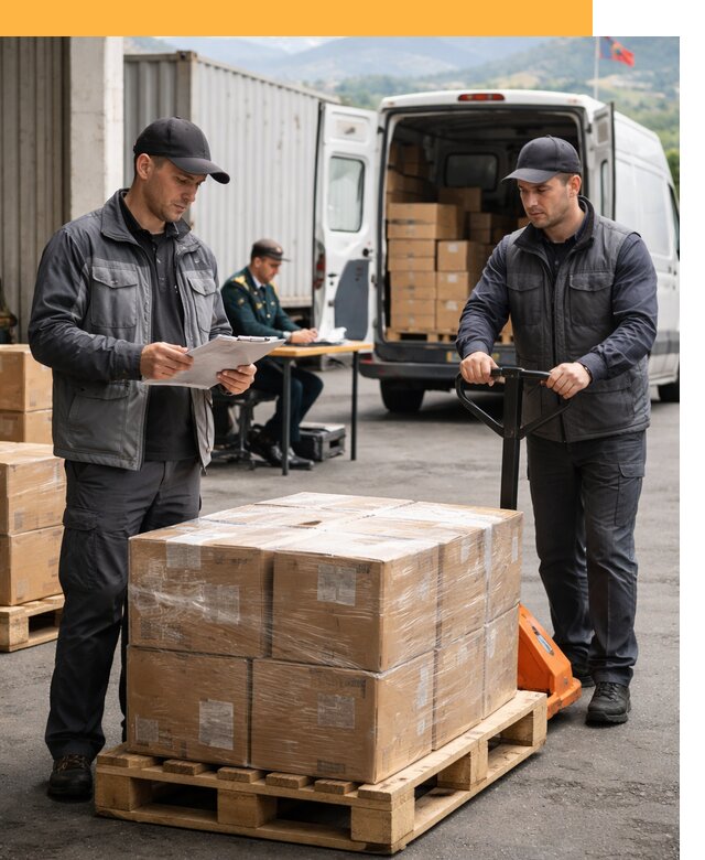 Доставка грузов через Армению, быстрая таможенная очистка от 25950