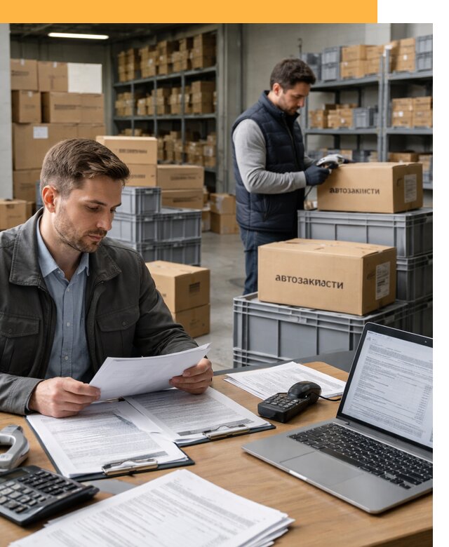 Таможенное оформление автозапчастей по выгодным тарифам от 8823