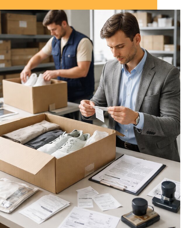 Таможенное оформление одежды и обуви по выгодной цене от 6747 руб