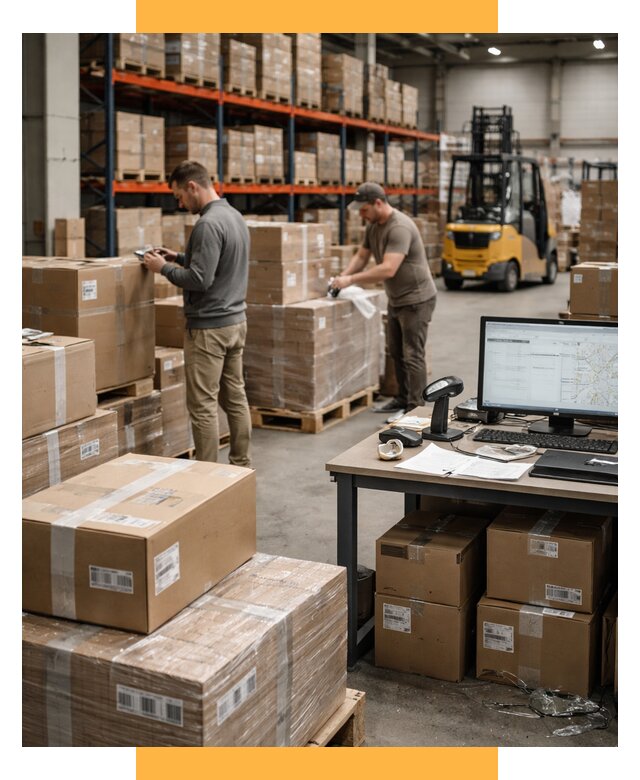 Склад консолидации в Европе от 6747 р., услуги СетСервис-Льм