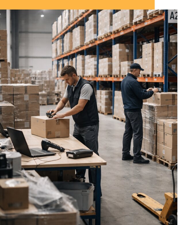 Склад консолидации в Европе: хранение, сортировка от 6747